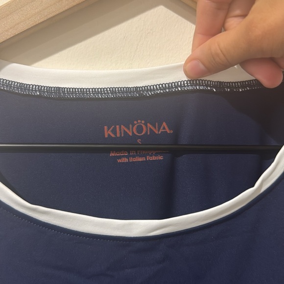 NEW • KINONA • Women's Navy Blue Roundneck Mini Golf Dress / One in Two - Picture 3 of 5